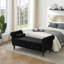 Larain Velvet Upholstered Storage Bench-1869841132