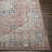 Bria Machine Washable Oriental Red/Blue/Ivory Area Rug-1241289652