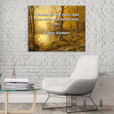 Astoria Grand Gallery Wrapped Canvas By Carla Laureano: "You are not the sum of your accomplishment o