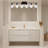 6-Light Bathroom Vanity Light, Modern Vanity Lighting Fixture For Bathroom, Matte Light Fixture, Wall Sconces With Clear Glass Shade, Bathroom Wall Light Over Mirror-346466972