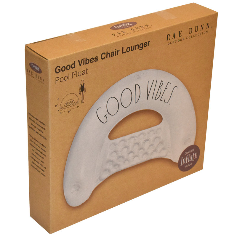 Chaise longue Rae Dunn Chill - Good Vibes