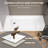 72'' W X 36'' D ADA Acrylic Alcove Shower Pan Single Threshold Handicapped Shower Base Rectangular White Shower Tray with Non-Slip Design-127326323