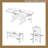 6-Piece Extendable Dining Set with Curved Tabletop & Bench Seating