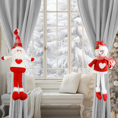 2 Pcschristmas Curtain Tieback Buckle