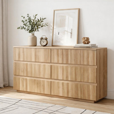 55" W 6 - Drawer Double Dresser