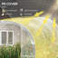 Brekkyn 9.5 Ft W 6.5 x Ft D Greenhouse