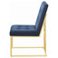 Chaise rembourrée capitonnée (ensemble de 2)-651210197