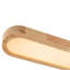 Nouria LED Flush Mount Ceiling Light with Wood Details-946605420