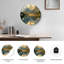 «Mountain Lake», horloge murale en verre-125045658