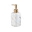 Distributeur de savon en céramique effet marbre, flacon pompe veiné or pour meuble-lavabo, disponible en 4 couleurs-1551855476