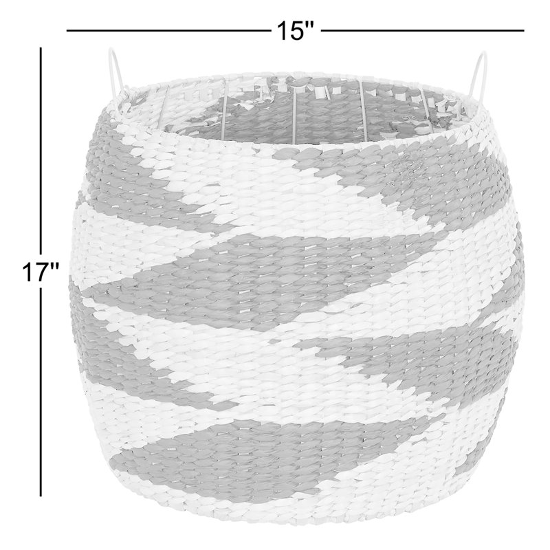 Panier en osier Zig Zag