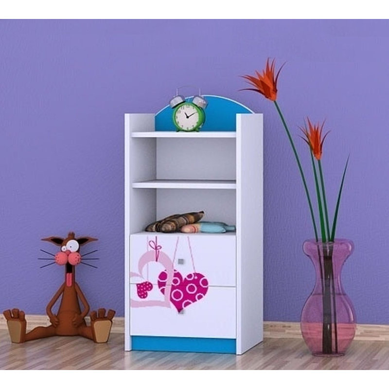 Joaquin 96cm H X 45cm W Kids Cube, Blue