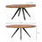Dining Table, Oval, Classic, Solid Acacia, Seats 6, Brown