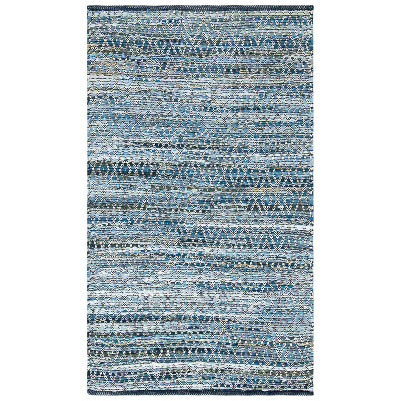 Tapis géométrique tissé à la main Montauk, Rectangle 3 pi x 5 pi