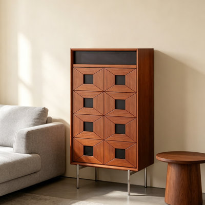 Modern Retro Minimalist Style Accent Chest