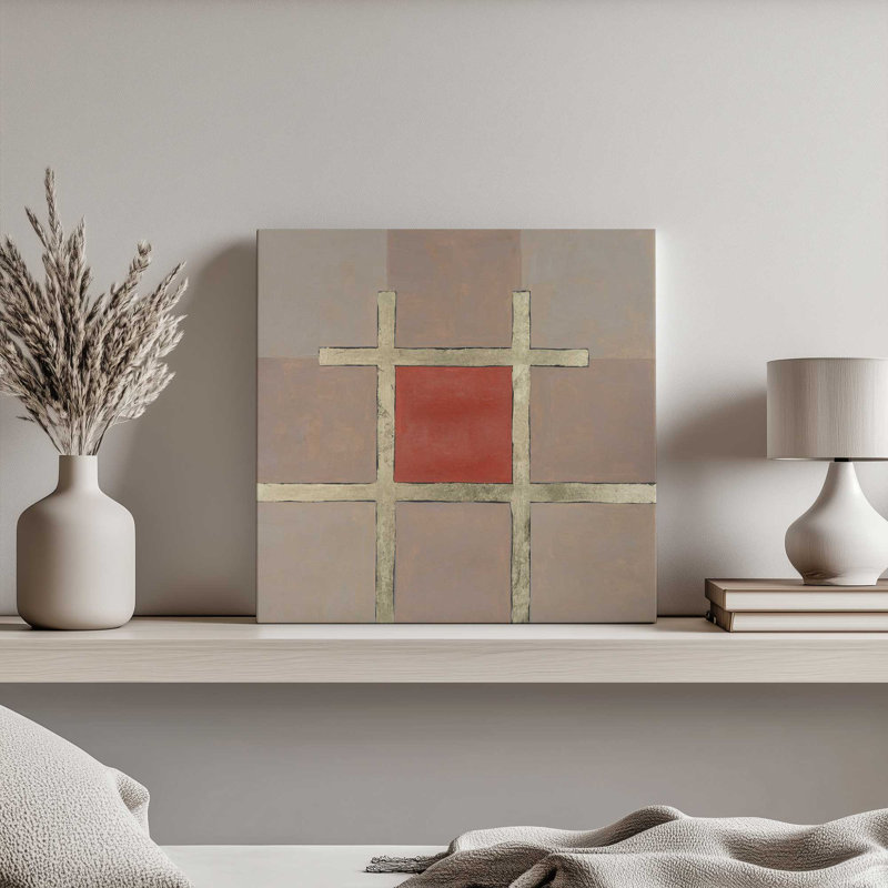 «Russet Tapisserie IV» par Michael Willett, reproduction d'art sur toile, H 30 po x l 30 po