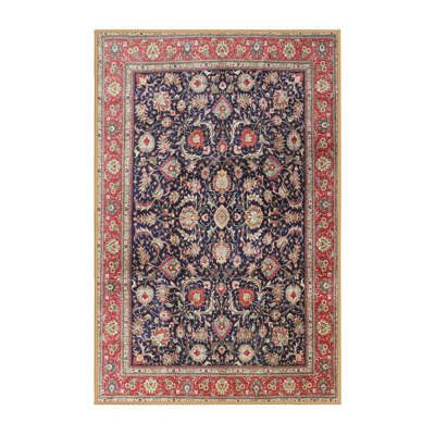 Rouge/bleu oriental Tapis décoratif