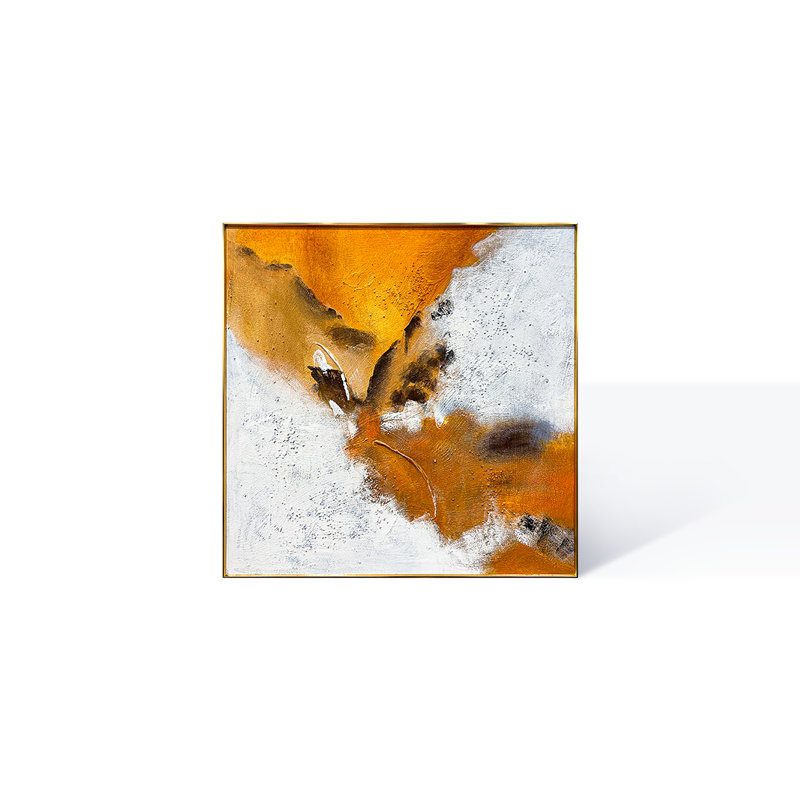 Larvos Volcanic Abstract Oil Painting