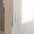 Pivot Shower Door, Brushed Nickel Aluminum Frame, Half Frame-120568650