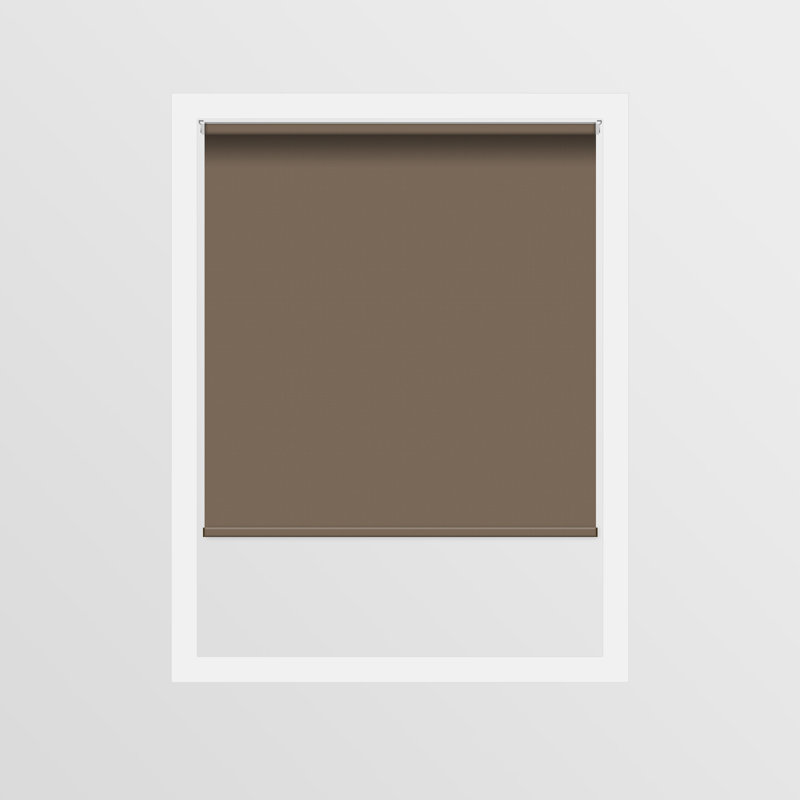 Rideau roulant obscurcissant brun, L 48 po x L 87 po