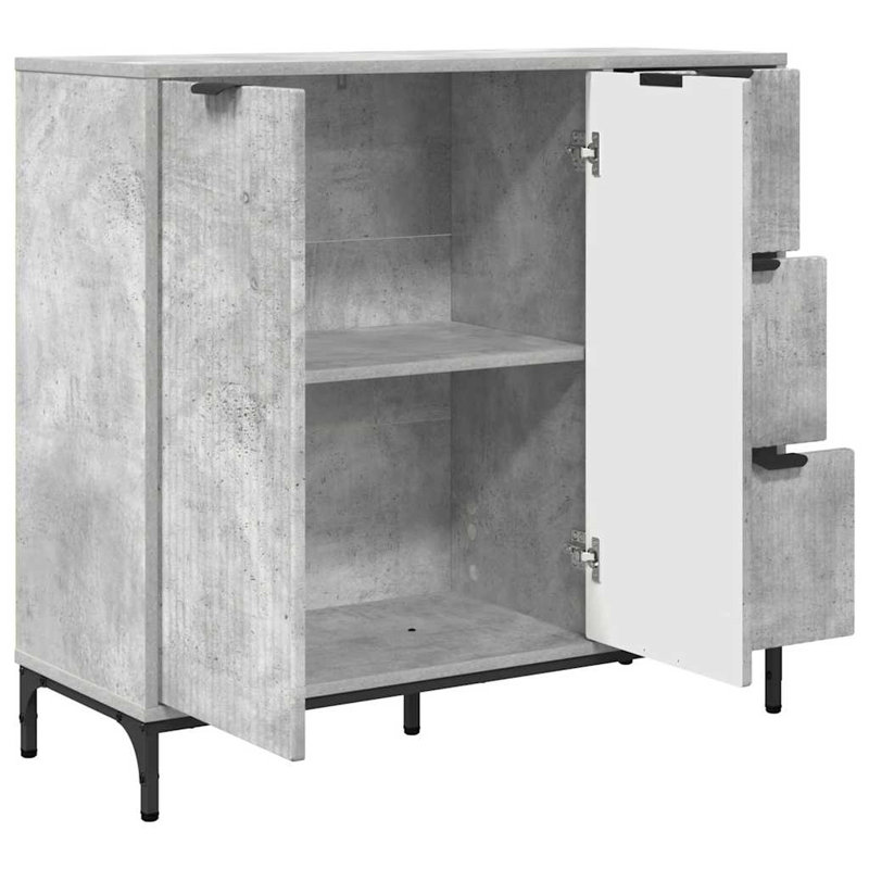 89.5cm Sideboard, Concrete Grey