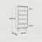 Multi-Layer Glass Door Display Storage Cabinet
