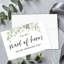Carte de mariage de verdure
