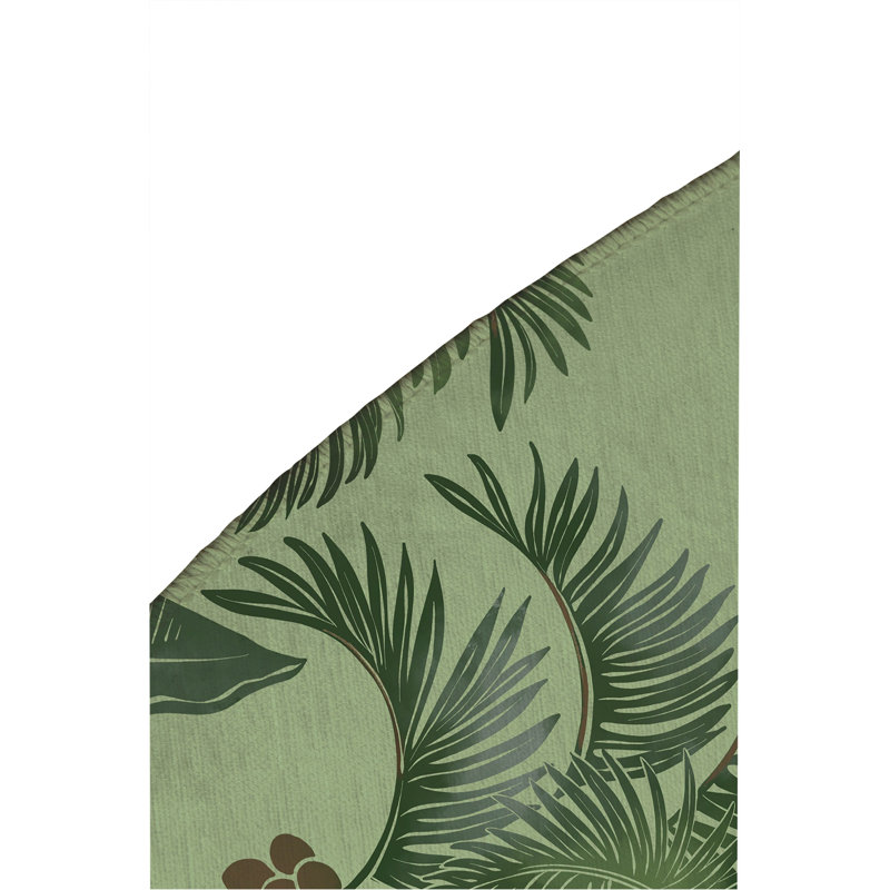 Tapis extérieur In the Jungle, Rond 5 pi