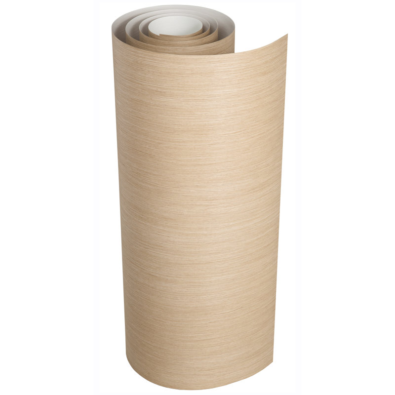 Feuille de placage de bois ultra-mince (chêne jaune, grain droit), Brun