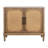 Woven Cane Accent Cabinet
