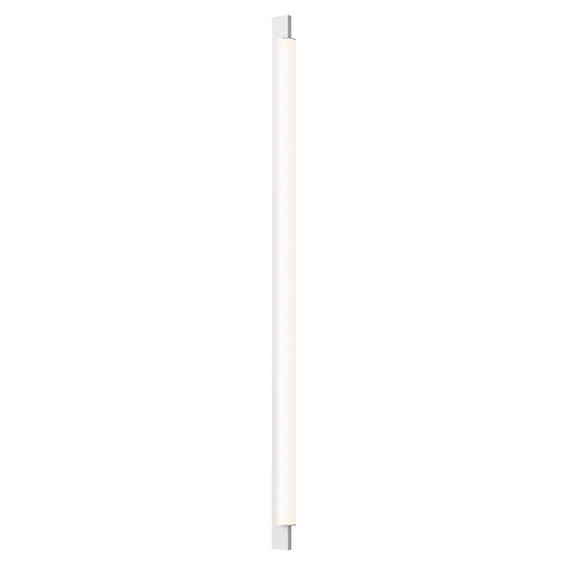 Sleek Satin White Dimmable LED Bath Bar