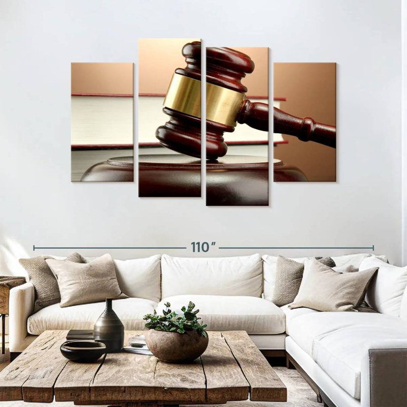 Alcaraz Law, 54" H x 84" W