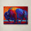 «Abstract Bison» par Marion Rose, reproduction sur toile-21935822