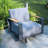 Derral Swivel Aluminum Outdoor Lounge Chair