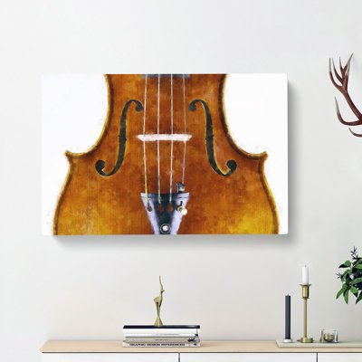 The Beauty of the Violin - Wrapped Canvas