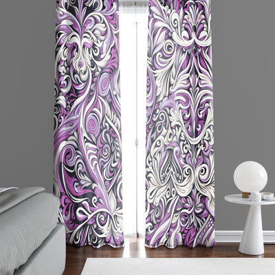 Paire de rideaux semi-transparents Blondene