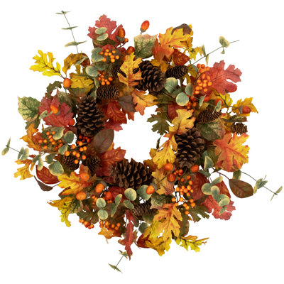 Faux Polyester 26'' Wreath