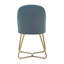 Chaise d'appoint rembourrée en lin Ainhoa-207985054