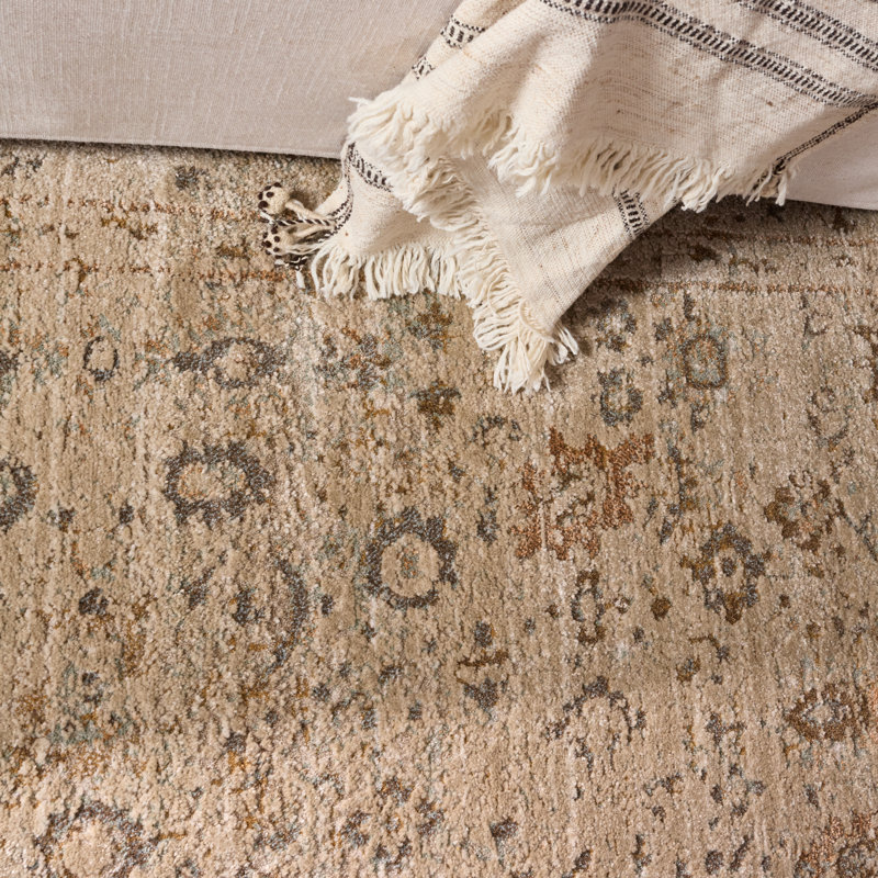 Jaipur Living Rosealyn Powerloomed Traditional Gray/Yellow Area Rug (3'1inX5'), Rectangle 3'1" x 5'