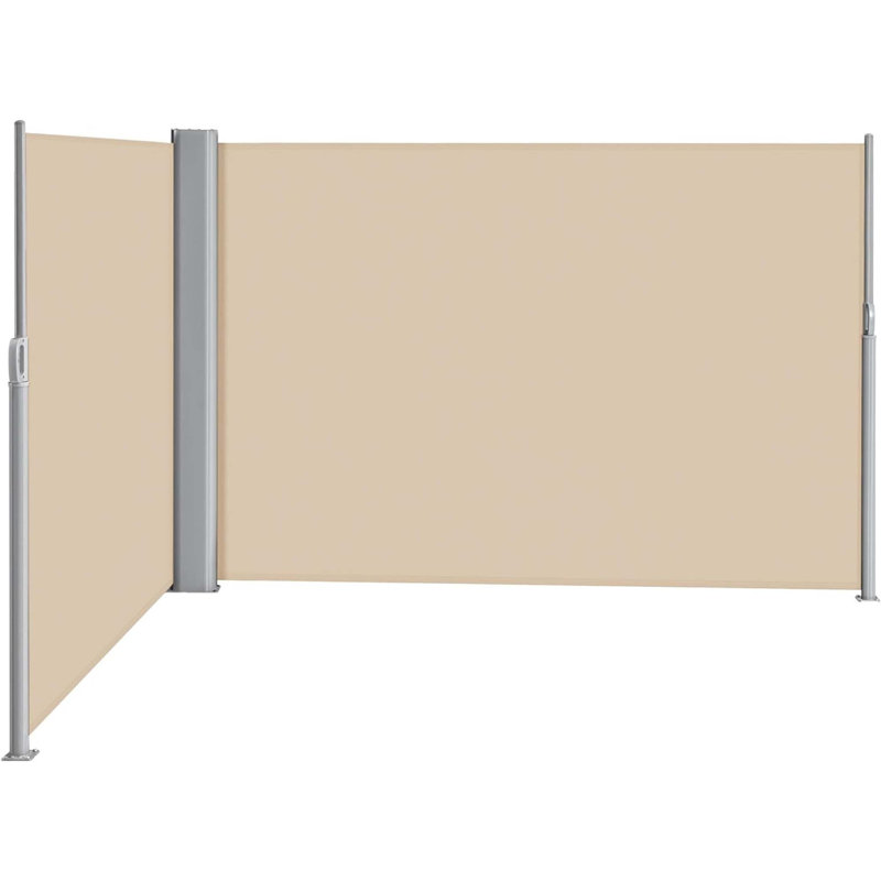 Versatile Retractable Side Awning for Privacy and Comfort, Ideal for Home Use