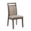 Chaise parsons Charan en gris