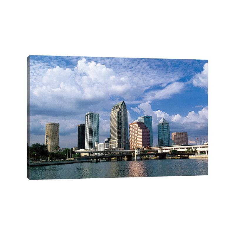 Downtown Skyline, Tampa, Florida, USA by Panoramic Images - Wrapped Canvas Print, 20.32 cm H x 30.48 cm W