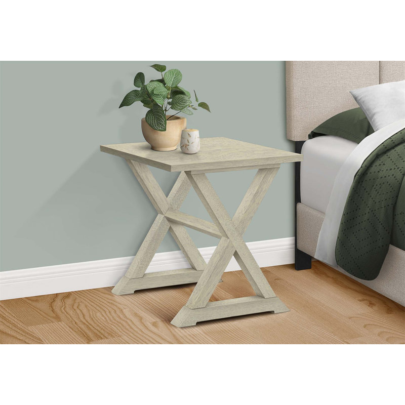 Table de chevet pour chambre à coucher, table de chevet, table d'appoint carrée, table de bout transitionnelle, table d'appoint