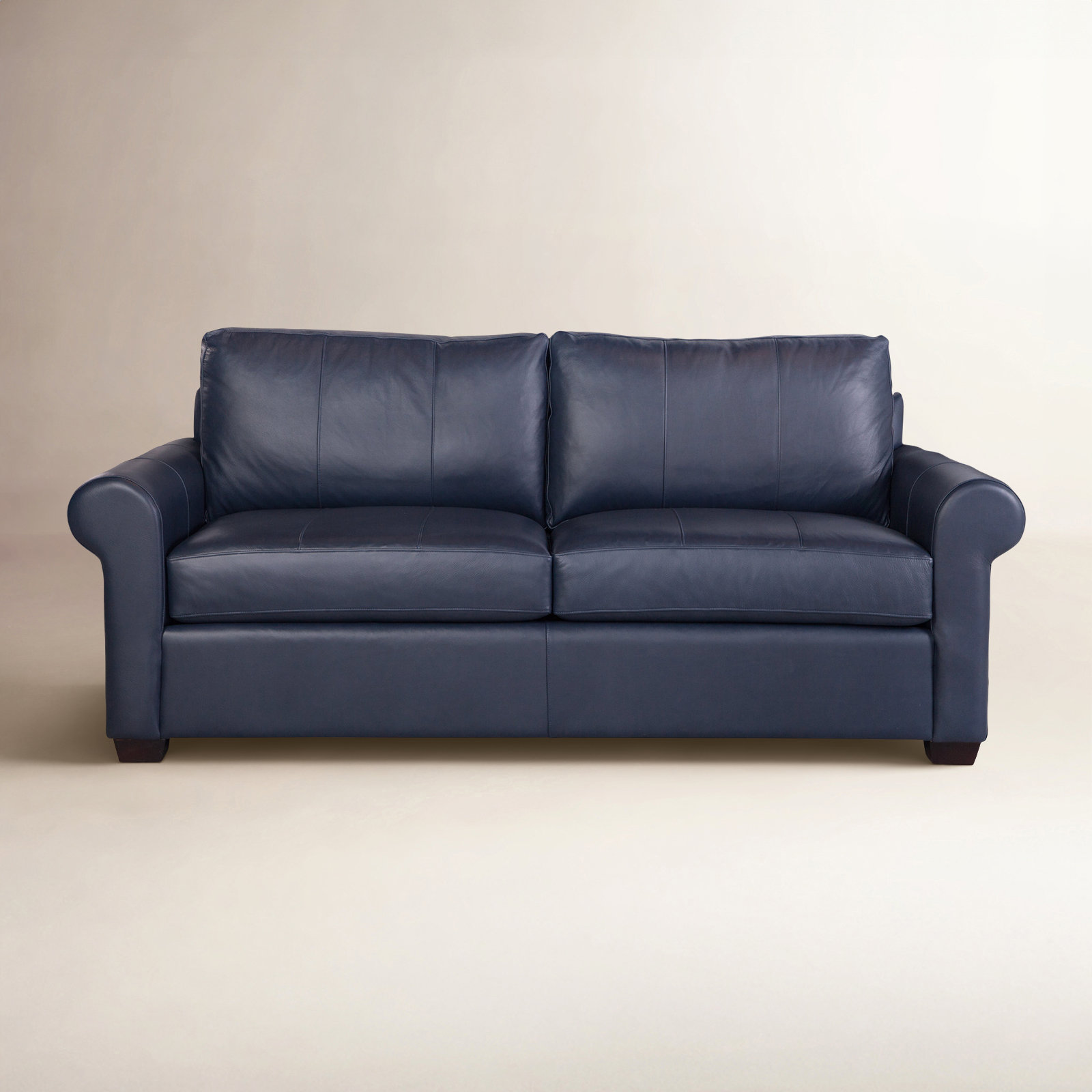Bedford 86'' Sofa, Luxtan Navy, Havana
