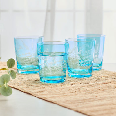Fitz and Floyd Wildflower Highball Glasses
