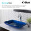 Galaxy Glass Rectangular Vessel Bathroom Sink-5991399-2869141