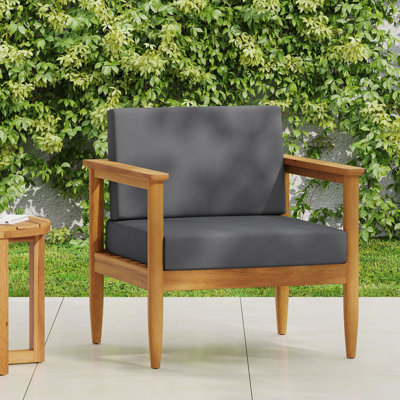 Fauteuil Club - Fauteuil en bois moulé, coussin d'eau, design à lattes exceptionnel, gris foncé, assise de 74 cm (L) x 69 cm (P) x 65 cm (H), surface fascinante, dimensions d'assise : 74 cm (L) x 68,5 cm (P) x 65 cm (H)
