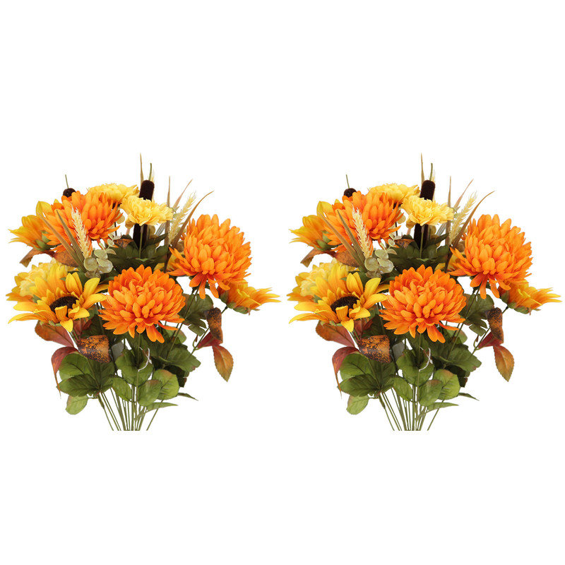 Mixed Floral Arrangement, Orange