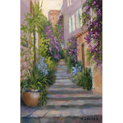 Escalier de fleurs