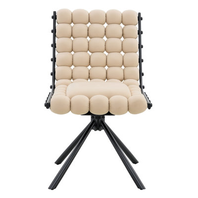 Modern Bubble Tufted Accent Chair Set of 2